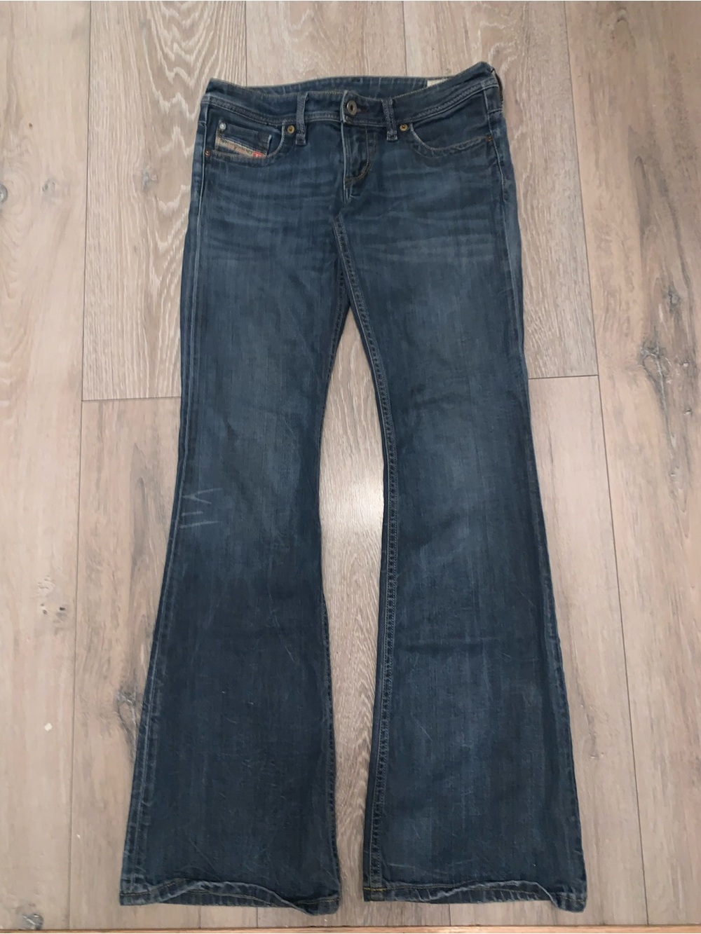 Vintage Y2K Diesel Lowky B.C. Low-Rise Bootcut Flare Jeans Size: 25x32